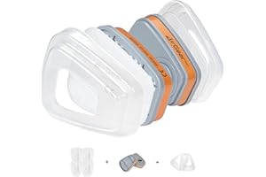 AirGearPro F-500 Filtros para Máscara Respiratoria Reutilizable G-500/M-500, Antipolvo, Antigas para Pintar, Construcción, Bricolaje, Lijado