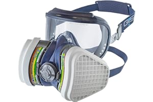 GVS SPR534 Semimáscara Elipse Integra con filtros ABEK1P3 para gases combinados, vapores y partículas, S/M