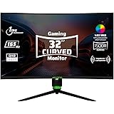 Aryond A32 V1.3 Gaming Curved Monitor | 32 Zoll 165Hz Gaming Bildschirm QHD (2560x1440) Display | 1ms | HDR10 Verhältnis | Fr