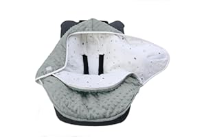 MIRACLE BABY winter baby swaddle blanket wrap for seat newborn Cotton 0-3 Months 0-12 Months for Boys Girls Universal