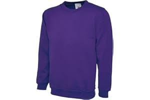 UNEEK CLOTHING Children's Plain School Jumper Sweatshirt Top Name Tag Casual Sports Leisure