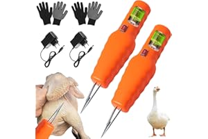 HUIKUANGEU Elektrischer Federzupfer,2 Stück Elektrische Geflügelrupfmaschine,Elektrischer Geflügelfederzupfer,Handheld Hühnerrupfmaschine,Tragbar Rupfmaschine,Für Geflügel Gänsefedern Rupfen