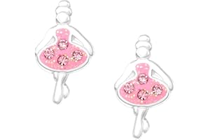 FIVE-D Kinderohrringe Ballerina Tänzerin 925 Sterling Silber im Schmucketui