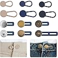 Ceryvop 12PCS Waistband Extender, Plastic Pants Accessory, 1-1.8 Inches