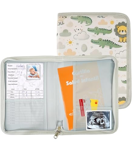 ZANDIA ® Porte-documents Pour Bébé | Porte-documents Pour Bébé | Cadeau