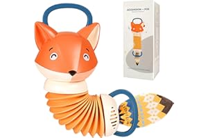 Jouet Musical Accordéon pour Enfant, Weinsamkeit Jouet Éducatifs Précoce Instruments de Musique pour Les Enfants 1 2 3 Ans, Jouets d'instruments de Musical pour Tout-Petits (Fox)