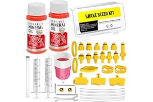 Mytovosn Hydraulic Brake Bleed Kit for Shimano,TEKTRO,MAGURA, Hydraulic Brake Bleed Kit, Including 120ml Mineral Brake Fluid