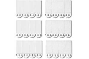 Lookka Klebestreifen zum Aufhängen von Bildern, strapazierfähig, 12 Paar (24 Streifen), Bilder-Leinwand-Aufhänger ohne Nägel, Fotorahmen-Aufkleber für Wand, hängendes Bild ohne Nagel, (16 x 45mm)