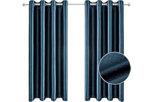 Ystyle Tende Per Interni 2 Pezzi, Tende Camera Da Letto, Tende Oscuranti, Tenda Oscurante Da Interno, Tenda Termica Isolante Freddo E Caldo, Tende Fonoassorbenti, 140x240 cm, Azul Oscuro