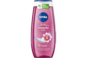 NIVEA Waterlily & Oil Duschgel (250 ml), pH-hautneutrale Pflegedusche mit frischem Duft nach Wasserlilie, verwöhnende Dusche 