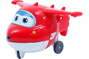 GIOCHI PREZIOSI Toyland Super Wings Superwings Jet Trasformabile Dx, Upw63000, Colore Rosso