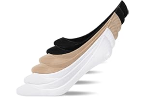 Snocks 6 Paia Calzini Invisibili Donna Uomo di Cotone Organico Calzini Fantasmini Uomo Donna Taglia 35-50 Calzini Mocassini Uomo Antiscivolo Calze Fantasmini Donna