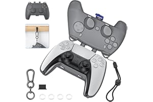 DOENCI Controller Hülle für Playstation 5 Dualsense Controller, Schutzhülle für PS5 Game Controller Aufbewahrung Tasche Carrying Travel Case PS5 Wireless Controller Spiele Zubehör Staubschutz Slim Cover Case