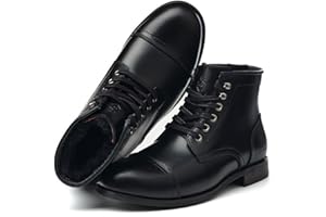 SL-Saint Handgemachte weiche Zehe Herren Klassische Stiefel Wasserdicht-Leder Kuhfell/Wolle Mode Winterschuhe