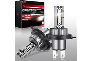 AUXIRACER Ampoule H4 LED，80W 6500K 12V Blanc Froid，ampoule led H4 IP68 étanche，H4 Lampadine per Fari Auto，Ampoules Auto de Rechange Pour Lampes Halogènes et Kit Xénon, 2 Ampoules