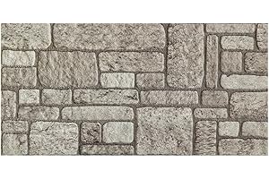 IZODEKOR Paneles imitacion ladrillo-Revestimiento de paredes, paneles de poliestireno para salón, cocina, dormitorio y Teras, paneles decorativos 3d para uso interiores y exterior| Patio interior