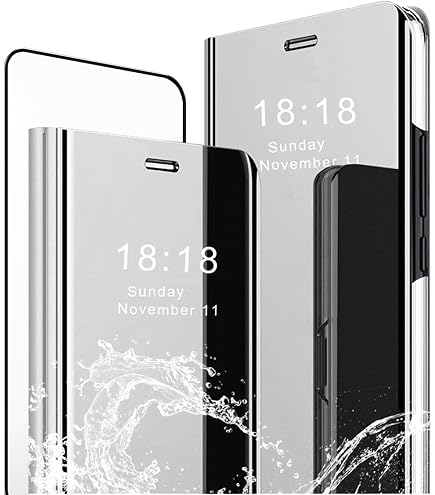 UPLAI Transparente Hülle Für Xiaomi 13 Lite 5G – 360° Ganzkörper-Schutzhülle Mit Displayschutz (Militär-Standard, Schwarz)