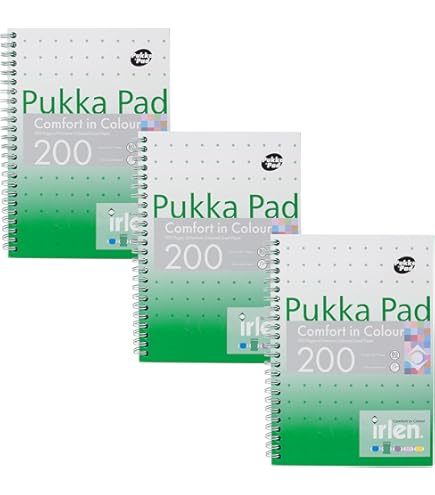 Pukka A4 Dyslexia Pad Ruled With Margin -100 Pages - 80gsm (Green) | UK - View #5