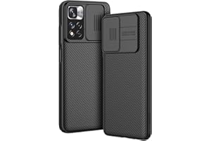 AROYI Funda Compatible con Xiaomi Redmi Note 11 Pro+ 5G, Funda Redmi Note 11 Pro Plus 5G, Tapa Deslizante para la cámara Funda para Xiaomi Redmi Note 11 Pro+ 5G (6,67 Pulgadas) - Negro