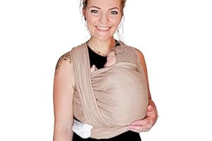 Hoppediz gewebtes Baby-Tragetuch ab Geburt, Neugeboren bis Kleinkind, 100% Baumwolle, Djerba 5,40 m