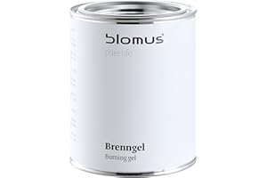 blomus Gel Combustible de Lata Luna, Transparente