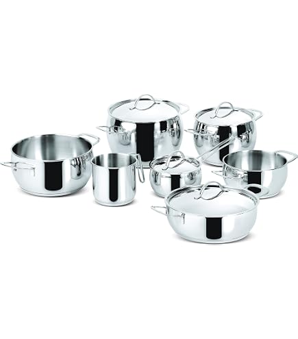 MEPRA Casseruola 195, 18 cm, Acciaio Inossidabile 18/10