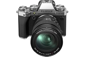 Fujifilm X-T5 Cámara Digital Mirrorless con Objetivo Zoom XF16-80mm/F4 R OIS WR Plata