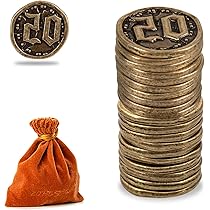 Set Monete Punto Retro – 200 Punti Totali Con Tagli Da 1, 2, 5, 10 – Stile JP, PL, DE, TR Per Giochi Da Tavolo E Didattica - 2