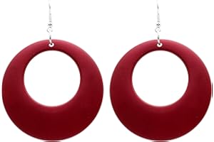 Bluebubble SWINGING 60s Large Round 56mm Hoop Earrings in Gift Bag