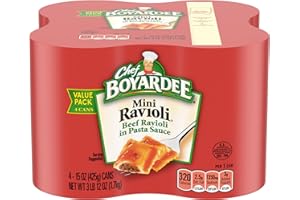 Chef Boyardee Ravioli di vitello in salsa di pomodoro e carne Confezione da 4