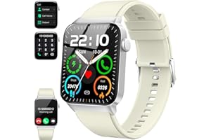 DONERTON Smart Watch for Men Women Answer/Make Calls, 1.85" Touch Screen Smart Watches with Step Counter, Heart Rate Sleep Monitor, 110+ Sport Modes, Fitness Tracker, IP68 Waterproof Smartwatch for Android iOS