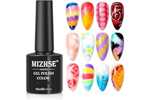 MIZHSE Universal Clear Blossom żelowy lakier do paznokci kwitnący żel polski kwiat efekt marmuru Gwóźdź Sztuka Rozkoszuj się żel UV Manicure DIY Projekt paznokci domu 10ml