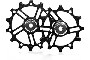 IMPALAPRO - Roldanas de Cerámica 12T/14T Aluminio CNC 7075 para 9-12V con Rodamiento Cerámico Sellado de Nitruro de Silicio - Roldanas de Cambio Compatibles con Tornillo de 4/5/6 mm