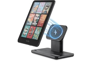 CoBak Bezprzewodowy stojak do ładowania kompatybilny z iPhone'ami, Kindle Colorsoft Signature Edition, Paperwhite Signature Edition i telefonami Samsung - bezprzewodowa stacja ładująca do Appa