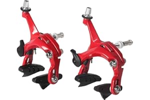 SENQI Road Bicycle Brake Fixed Gear Bike Brake Front and Rear Caliper Brake, Bicycle Parts Aluminum Alloy C Bakes 47-57mm Bike Parts(1 Pair)