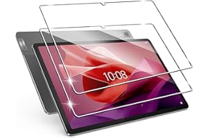 Rojeuinn 2 Pezzi Vetro Temperato per Lenovo Tab P12 Pellicola Protettiva, Senza Bolle, Anti-Scratch,Durezza 9H