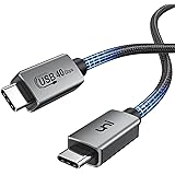 uni Cavo Thunderbolt 4, Cavo schermo USB4 Supporta 8K@60Hz/Trasferimento dati 40Gbps/240W DP Cavo di ricarica USB C, Compatib