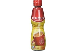 Leroux - Chicorée Liquide Nature - 100% d'Origine Végétale - Concentré de Chicorée Torréfiée - Goût Doux et Rond - Sans Sucres Ajoutés - Flacon de 250 ml