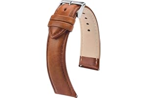 Fullmosa 18mm Armband kompatibel mit Garmin Venu 3S/2S Vivoactive 4S/3S Vivomove 3S/Active S/Forerunner 255s Damen Herren Leder Uhrenarmband, Braun+Silberne Schnalle