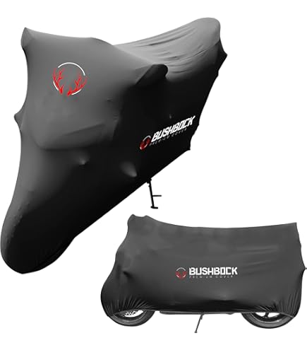 BHIEE Motorrad Abdeckplane 265x105x125cm - Stretch Stoff Staubschutz Für Innenräume