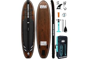BEYOND MARINA Paddle Board, Inflatable Stand Up paddle boards for adults & Youth, Featherlight sup Board with Premium ISUP Board Accessories, 10'6''x32''x6'',