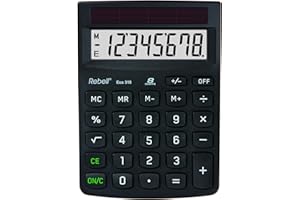 Unbekannt Rebell RE-ECO310 - calcolatrice da tavolo, colore nero