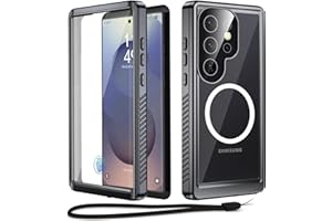 Beeasy Cover per Samsung Galaxy S25 Ultra IP68 Impermeabile, Case MagSafe Antiurto Antipolvere-360 Full Body Rugged Militare Subacquea, Custodia S25 Ultra con Protezione dello Schermo