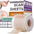 Silicone Scar Sheets, Medical Grade Silicone Scar Tape (1.6" x 59"), Professional Scar Removal Treatment, Reusable, for Healing Keloids, Surgeries Scars, C-Sections, and Burns