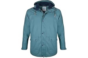 MADSea Męska kurtka przeciwdeszczowa Friesennerz z podszewką z polaru