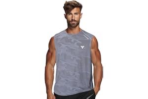 FREE FIT UNLIMITED Camiseta sin Mangas para Hombre - Camiseta Deportiva y Tecnica para Crossfit, Running, Gimnasio - Camiseta Tirantes - Sleeveless tee
