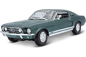 BAUER SPIELWAREN Maisto 531166 - 1:18 Ford Mustang Fliessheck 1967, Verde
