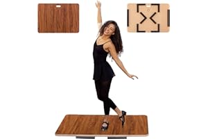 ODOXIA Planche De Claquettes pour Danse | Plancher De Danse Portable Toute Surface | Plancher De Claquettes Coussiné | Planche de Claquettes pour la Danse | Dalles de Sol de Danse