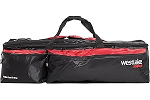 Westlake Match Pole Roller Plus Kit Bag with Carry Handles, Fishing Rod Bag, Fishing Luggage, Fishing Accessories, Fishing Equipment, Black