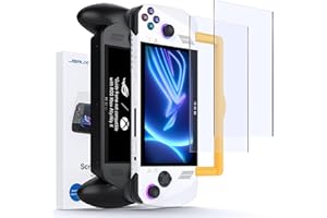 JSAUX Vetro Temperato per ROG Xbox Ally/ROG Xbox Ally X 2025/ ROG Ally 2-Pack, Antiriflesso 9H Durezza Schermo Protettore con Telaio di Guida, 7" Antigraffio Schermo Protettore per ASUS ROG Ally X